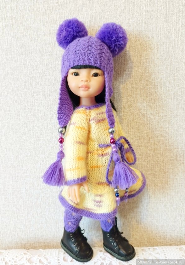 Жёлтое с сиреневым или ещё один комплектик на тему "Лаванда" (фото 10)