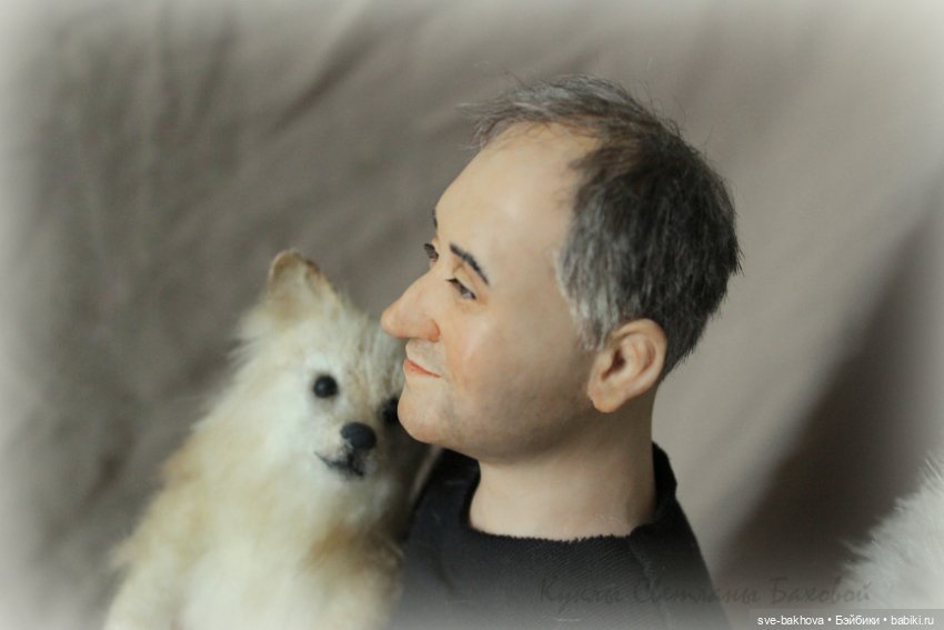 Портретная - Мужчина с собачкой (фото 6)