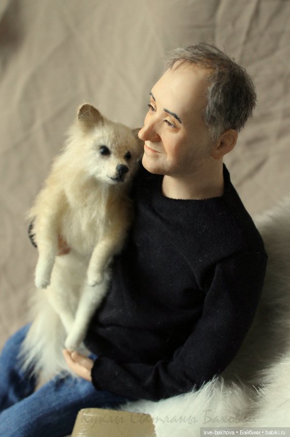 Портретная - Мужчина с собачкой (фото 5)