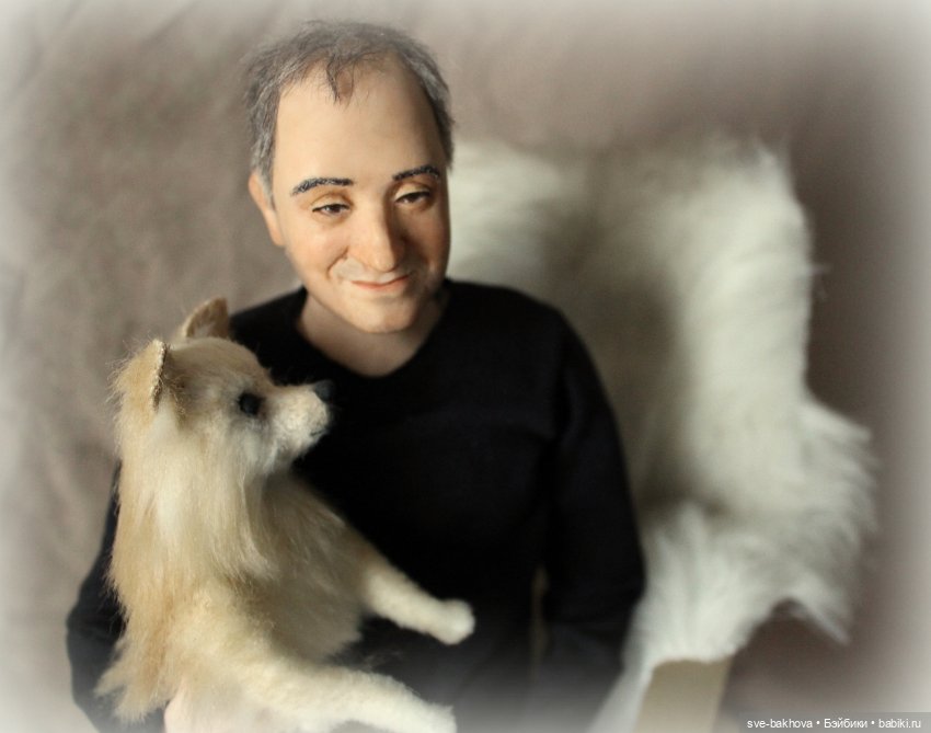 Портретная - Мужчина с собачкой (фото 2)