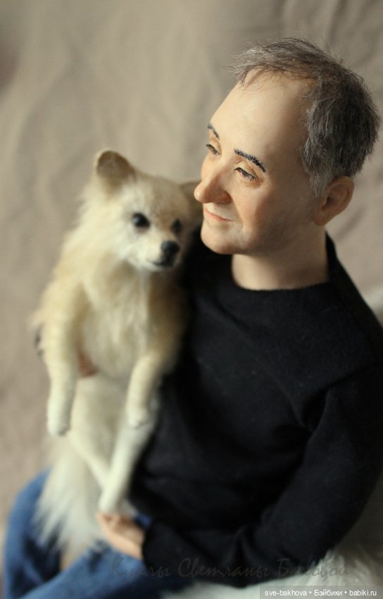 Портретная - Мужчина с собачкой (фото 4)