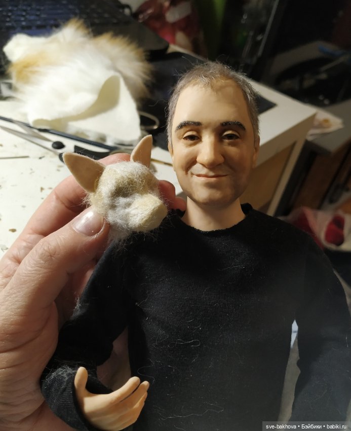 Портретная - Мужчина с собачкой (фото 10)