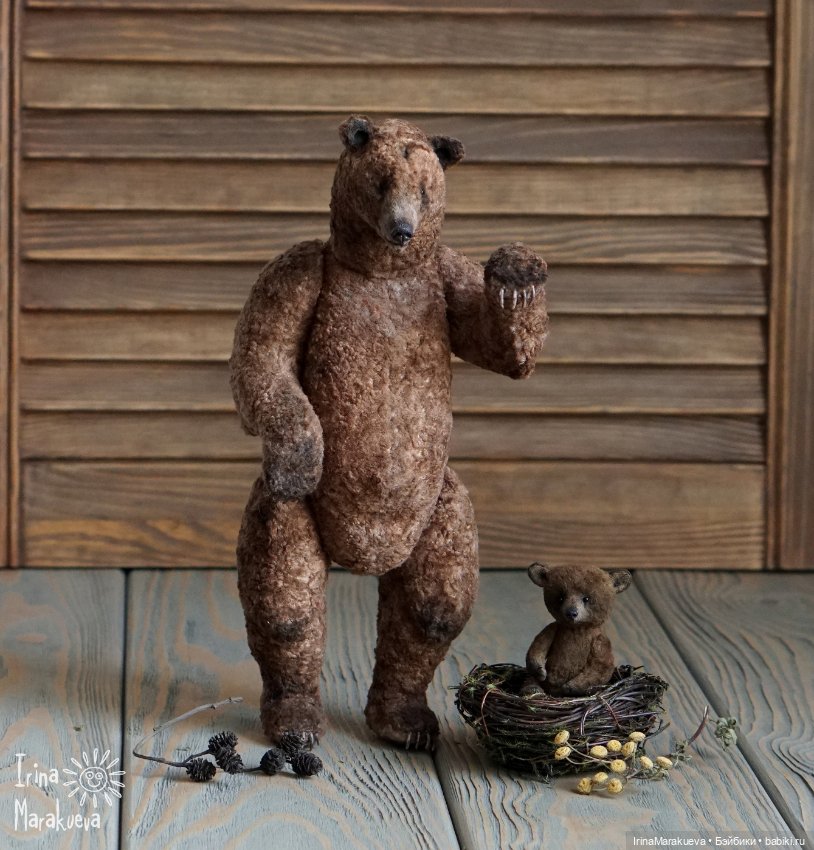 Сюрприз после спячки — Авторские мишки Тедди и друзья: фото (фото 6)