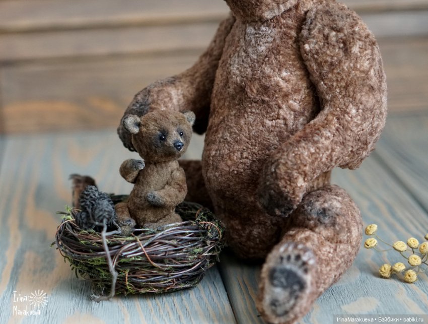 Сюрприз после спячки — Авторские мишки Тедди и друзья: фото