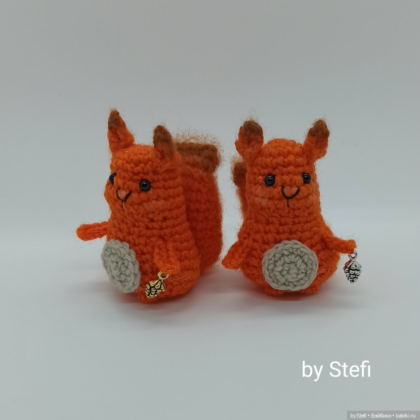 Белки — Вязаные игрушки и амигуруми: крючком (фото 7)
