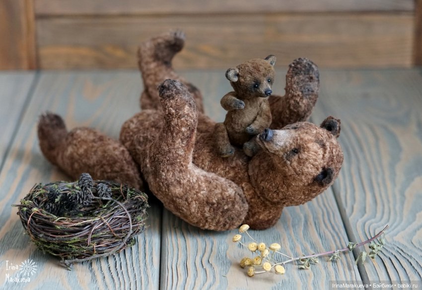 Сюрприз после спячки — Авторские мишки Тедди и друзья: фото (фото 4)