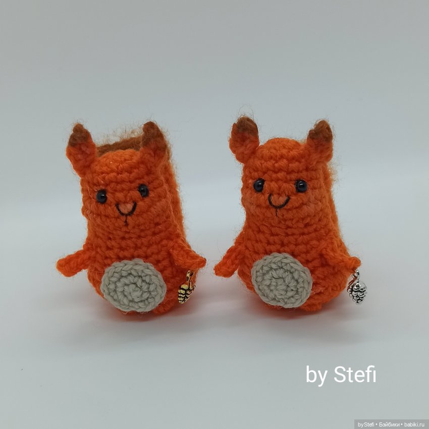 Белки — Вязаные игрушки и амигуруми: крючком (фото 2)