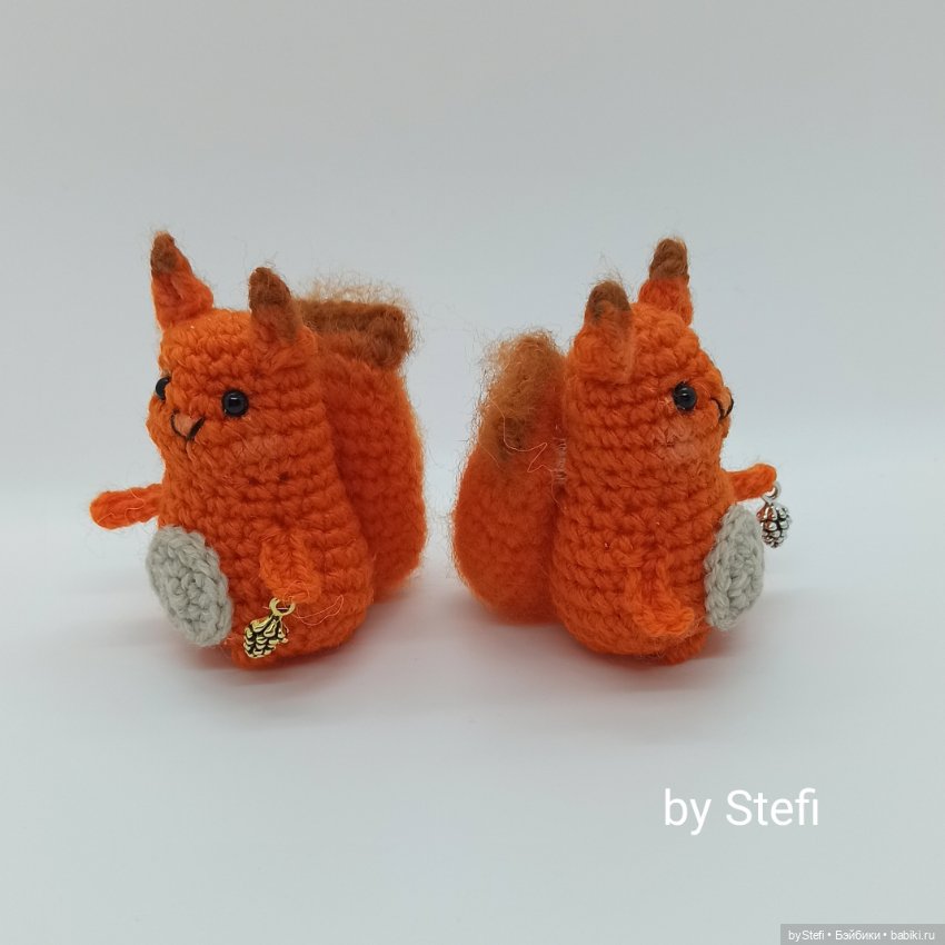 Белки — Вязаные игрушки и амигуруми: крючком (фото 3)