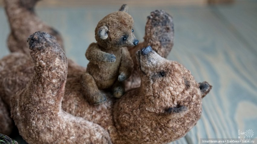 Сюрприз после спячки — Авторские мишки Тедди и друзья: фото (фото 9)