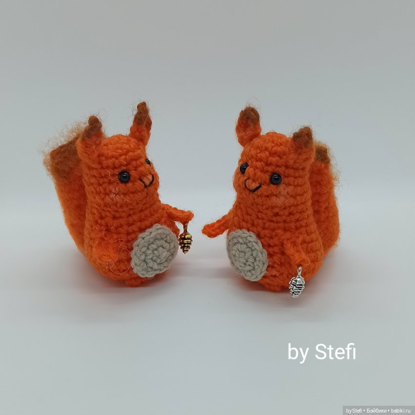 Белки — Вязаные игрушки и амигуруми: крючком (фото 4)