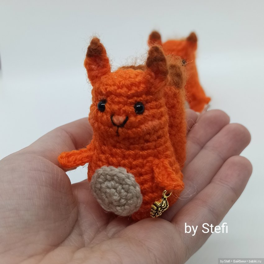 Белки — Вязаные игрушки и амигуруми: крючком (фото 6)