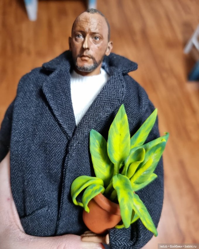 Аглаонема для экшн куклы — Авторские игрушки из разных материалов: синельная проволока (фото 3)