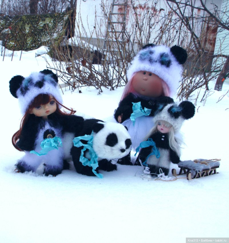 Банда "Панда" — Одежда и обувь для кукол своими руками: фото (фото 5)