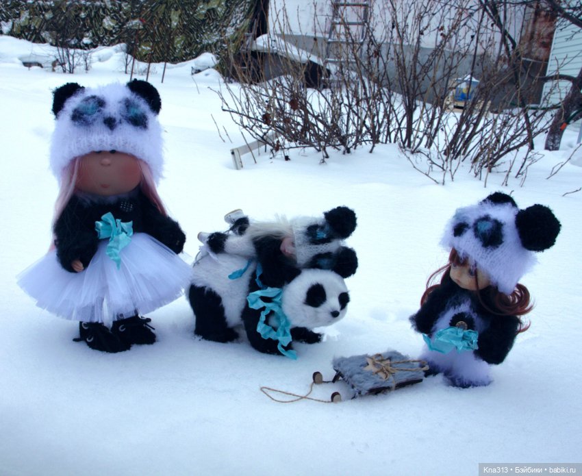 Банда "Панда" — Одежда и обувь для кукол своими руками: фото (фото 6)