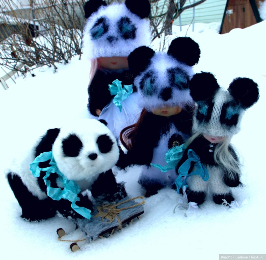 Банда "Панда" — Одежда и обувь для кукол своими руками: фото