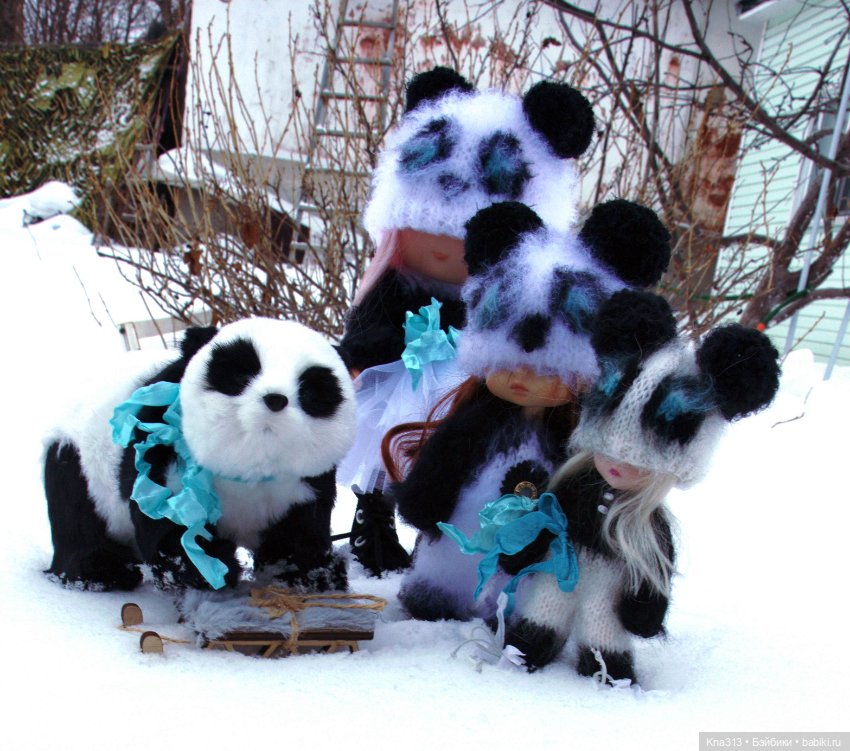 Банда "Панда" — Одежда и обувь для кукол своими руками: фото