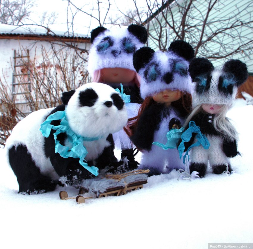 Банда "Панда" — Одежда и обувь для кукол своими руками: фото