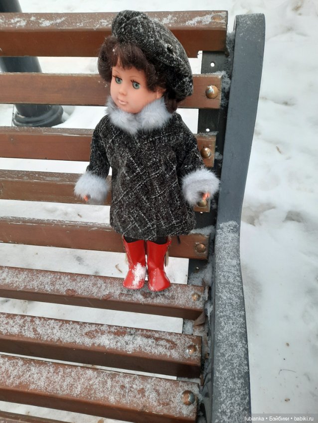 Выгуляли новое пальто🥰🤗❄️🐾❄️