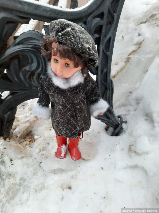 Выгуляли новое пальто🥰🤗❄️🐾❄️