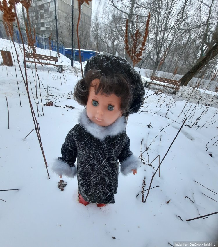 Выгуляли новое пальто🥰🤗❄️🐾❄️