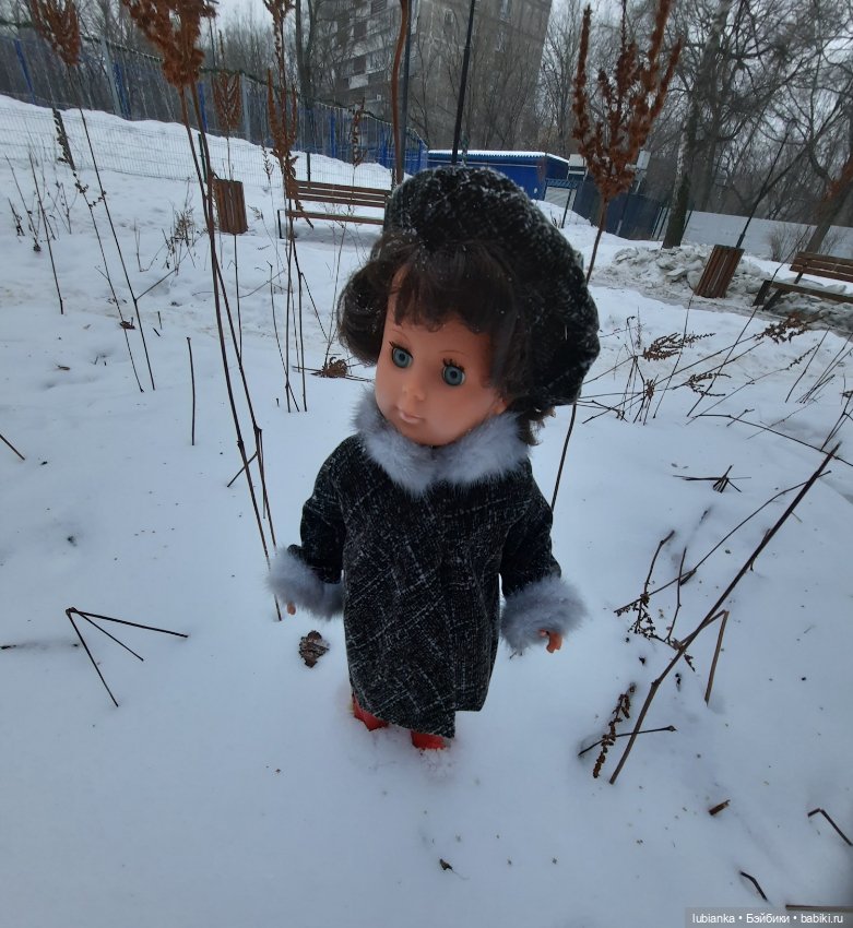 Выгуляли новое пальто🥰🤗❄️🐾❄️