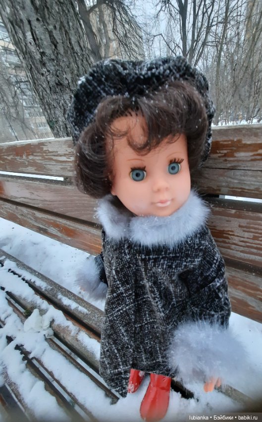 Выгуляли новое пальто🥰🤗❄️🐾❄️