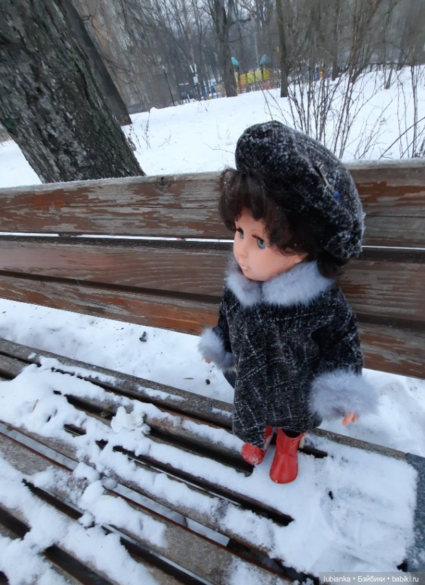 Выгуляли новое пальто🥰🤗❄️🐾❄️