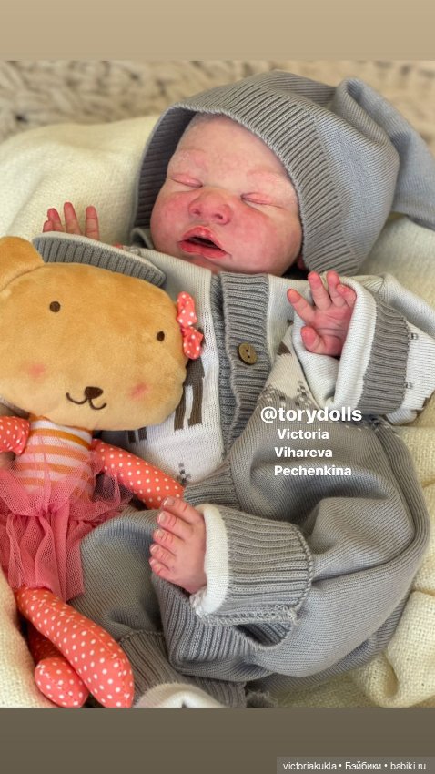 Куклы из силикона лимитированного тиража "Ezdra" 50 сm by @torydolls