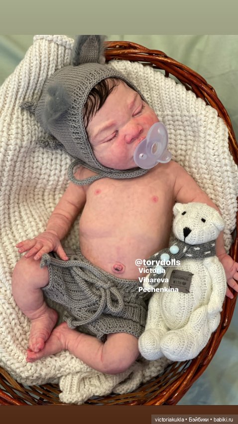 Куклы из силикона лимитированного тиража "Ezdra" 50 сm by @torydolls