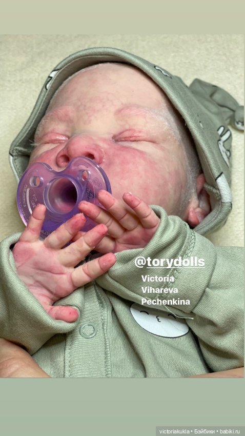 Куклы из силикона лимитированного тиража "Ezdra" 50 сm by @torydolls