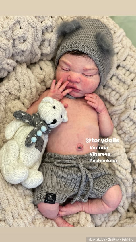 Куклы из силикона лимитированного тиража "Ezdra" 50 сm by @torydolls (фото 9)