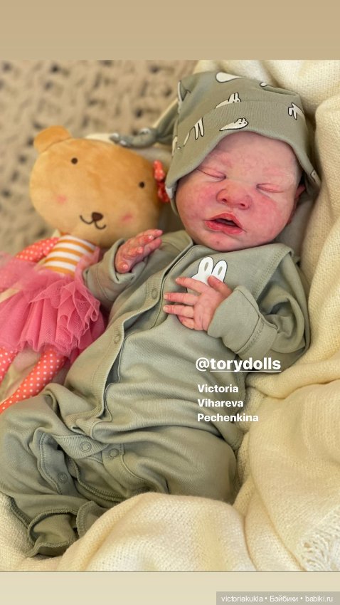 Куклы из силикона лимитированного тиража "Ezdra" 50 сm by @torydolls