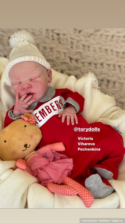 Куклы из силикона лимитированного тиража "Ezdra" 50 сm by @torydolls