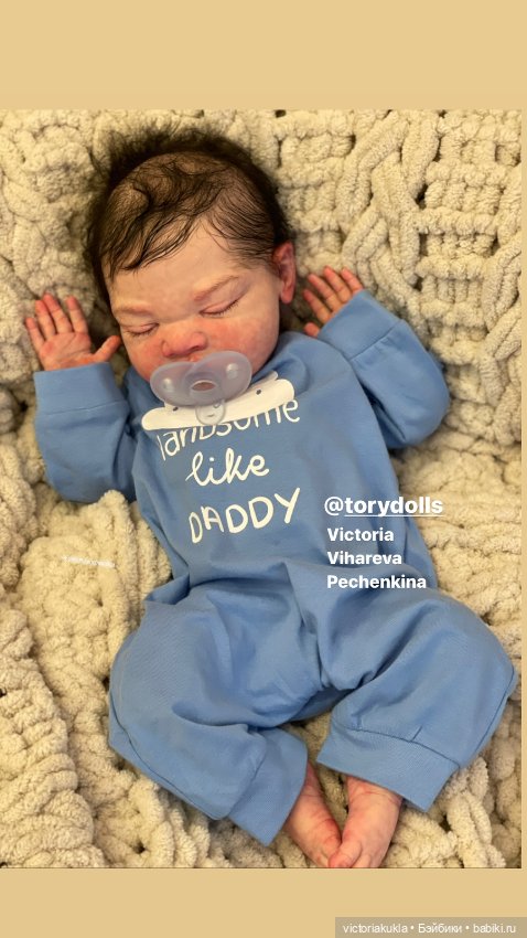 Куклы из силикона лимитированного тиража "Ezdra" 50 сm by @torydolls (фото 5)