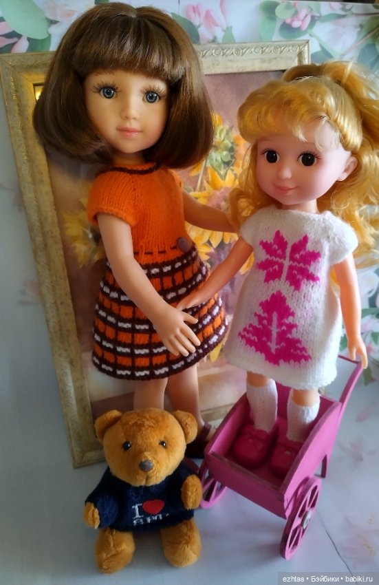 Оранжевое платье для Элины