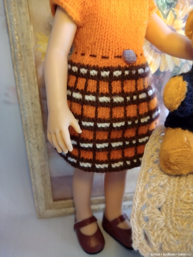 Оранжевое платье для Элины (фото 6)