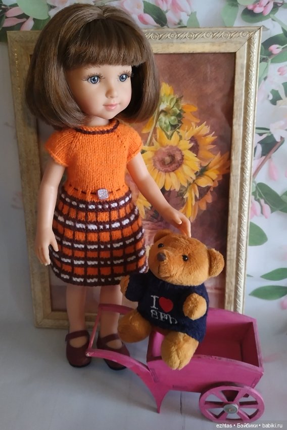 Оранжевое платье для Элины (фото 7)