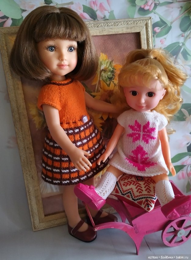 Оранжевое платье для Элины