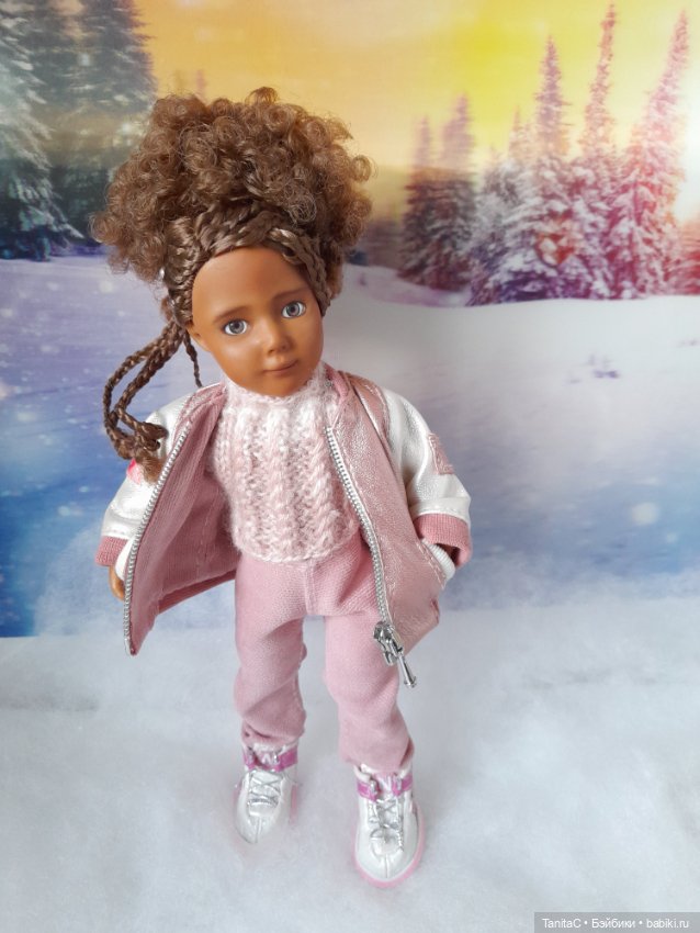 Комплект одежды "Розовый жемчуг"( одежда ручной работы для Крузелингс) (фото 6)