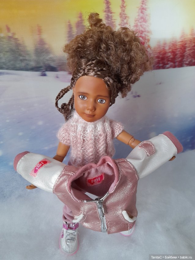 Комплект одежды "Розовый жемчуг"( одежда ручной работы для Крузелингс)