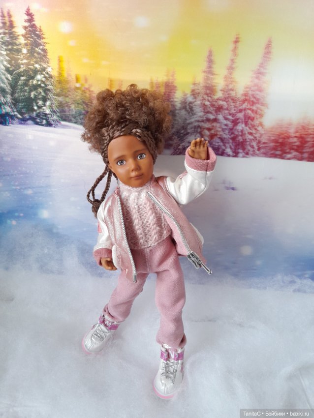 Комплект одежды "Розовый жемчуг"( одежда ручной работы для Крузелингс) (фото 3)