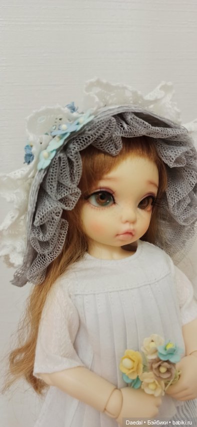 Как мы шили капор — Одежда и обувь для кукол своими руками: фото (фото 6)