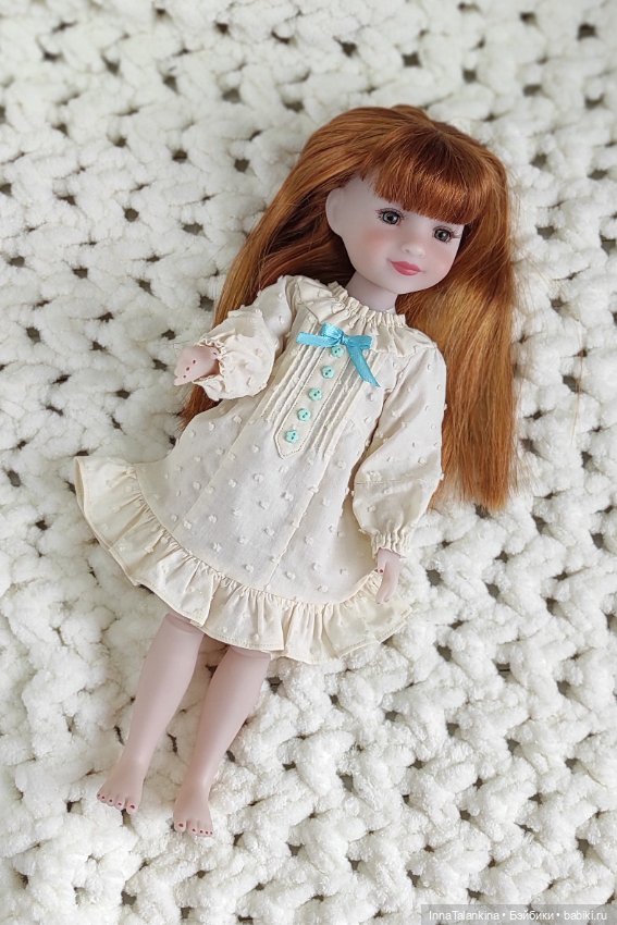 Сорочка для Ruby Red — Одежда и обувь для кукол своими руками: фото (фото 4)