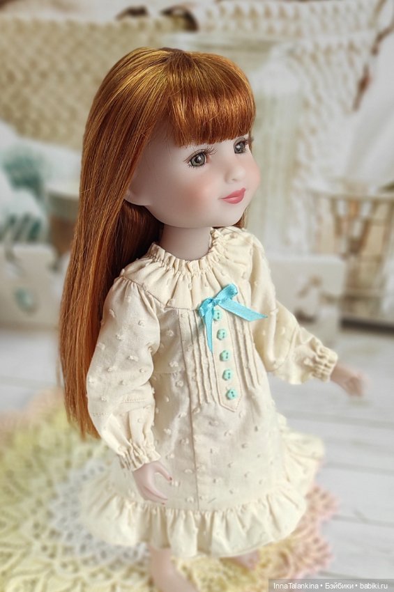 Сорочка для Ruby Red — Одежда и обувь для кукол своими руками: фото (фото 7)