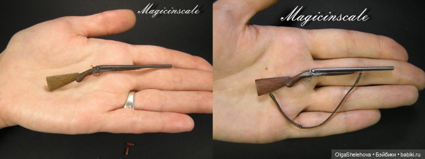 Миниатюрное ружье, масштаб 1:12 (фото 9)