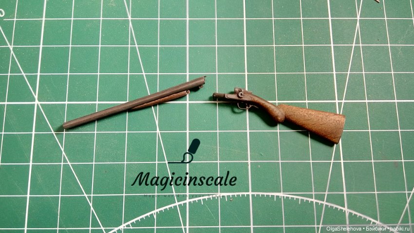 Миниатюрное ружье, масштаб 1:12 (фото 6)