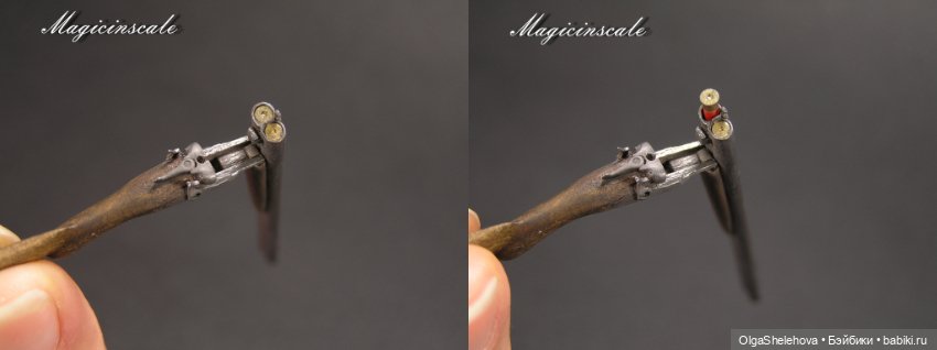 Миниатюрное ружье, масштаб 1:12 (фото 8)