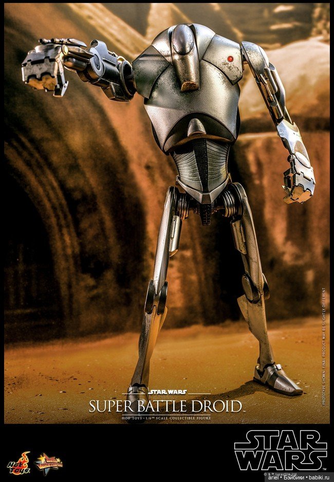 Hot Toys анонсировали фигурку Боевого Супер Дроида по мотивам фильма «Звёздные войны. Эпизод II: Атака клонов»