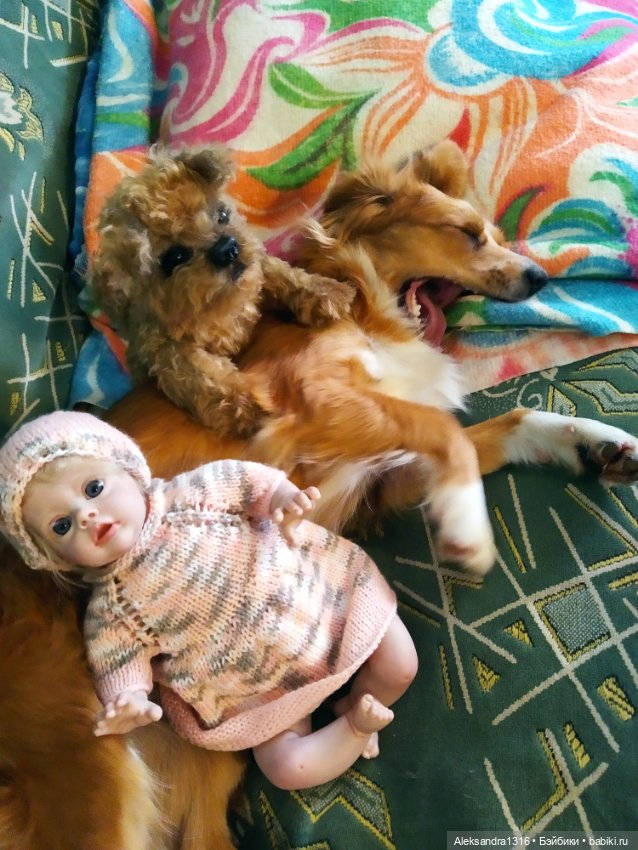 Пополнение семейства или — Домашние фото авторских игрушек: Тедди (фото 7)