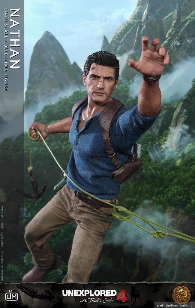 Limtoys анонсировали фигурку Нейтана Дрейка по мотивам игры "Uncharted 4: A Thief's End" (фото 3)